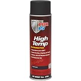 POR-15 High Temperature Paint - Flat Black - 15 fl. Oz. - High Heat Resistant Paint - Withstands Temperatures Of 1200&deg;F | Weather &amp; Moisture Resistant