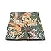 JLTPH Women Batwing Chiffon Shirt Bohemian Floral Semi Sheer Loose Blouse Tunic Tops Color04 One Size