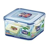 LOCK & LOCK Square Plastic Food Container with Special Tray for Tofu 40.58oz / 5.07cup