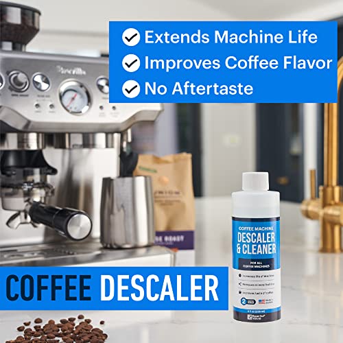 Essential Values Coffee Machine Descaler 2 Uses Descaling Solution