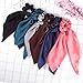 Wooyaya 9Pcs Scarves Scrunchies Tropical Travel Style Elastic Hair Bands Hair Ties Rope Ponytail Holder Hair Accessories for Women and Girls