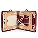Saloniture Professional Portable Folding Massage Table with Carrying Case - Burgundy