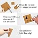 Self-Adhesive Cork Coasters Squares 40 Pcs, 4 x 4 Inch Mini Wall Cork Tiles Cork Backing Sheets for Coasters and DIY Crafts (40 Sheets Square)
