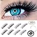BONNIE CHOICE 8 Pcs Triple Magnetic Eyelashes, Magnetic Lashes, Magnetic False Eyelashes, 0.2mm Ultra Thin Magnet No Glue Reusable One Two Lashes Fake Magnet Lashes for Natural Look (2 Pairs)