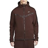 Nike Men's Sportswear Earth/Black Tech Fleece Full-Zip Hoodie (CU4489 227) - L