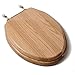 Comfort Seats C2B1E17BR Toilet Seat, Elongated, Oak