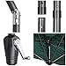 Yescom 10Ft Green Outdoor Patio Half Umbrella Cafe Wall Balcony Door 5 Ribs Tilt Aluminum Sun Shade