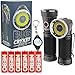NEBO Big Cryket 300 Lumen LED Flashlight Work Light (3 AA Batteries Included) Bundle with 3 Extra Nebo AA Batteries and Lumintrail Keychain Light