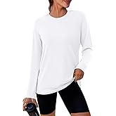 WIHOLL Workout Tops for Women Long Sleeve Sun Shirt UPF 50+ UV Protection Running Hiking Clothes Quick Dry Athletic Tops
