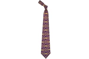 EAGLES WINGS LSU Tigers Checked Woven Poly Tie