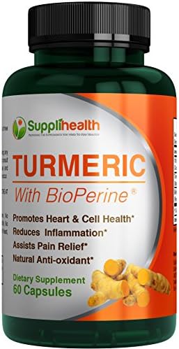 Pure Turmeric Curcumin Powder with Bioperine Extract Complete Joint Support Pain Relief Anti – Inflammatory Supplements Enhance Nutrient Absorbency Boost Immune System 100% All- Natural Veggie Capsule