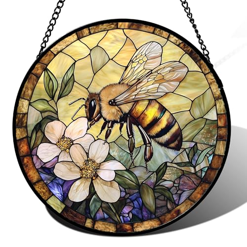 Vintage Bee Suncatcher Window Decor