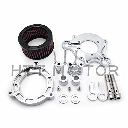 Chrome Air Cleaner Intake Filter System Kit Fit Harley Sportster XL 883 1200 04-15