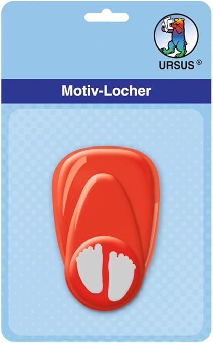 Ursus Perforatrice A Motif Avec Levier Petits Pieds De Bebe Env 16 Mm Rouge Amazon Fr Cuisine Maison