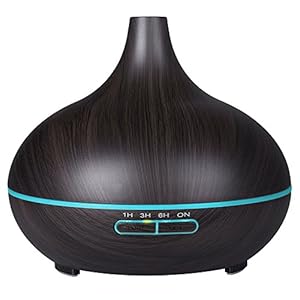 VicTsing 300ml Essential Oil Diffuser, Wood Grain Ultrasonic Aroma Cool Mist Humidifier for Office Home Bedroom Baby Room Study Yoga Spa