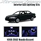 XtremeVision Honda Accord 1998-2002 (12 Pieces) Pure White Premium Interior LED Kit Package + Installation Tool