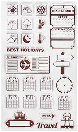 Numkuda Weather Silicone Clear Stamps Transparent Seals DIY Scrapbooking Photo Decor