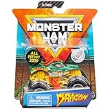 Monster Jam 2019 Crazy Creatures Dragon 1:64 Scale Diecast Monster Truck With Figure and Poster by Spin Master