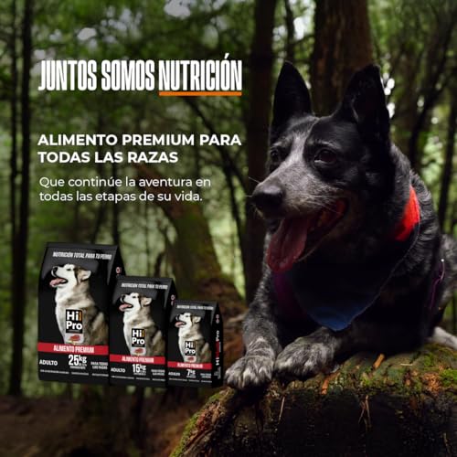 HI MULTI PRO Alimento Premium para Perro Adulto 25kg. con probióticos y Proteínas de Alto Valor biológico