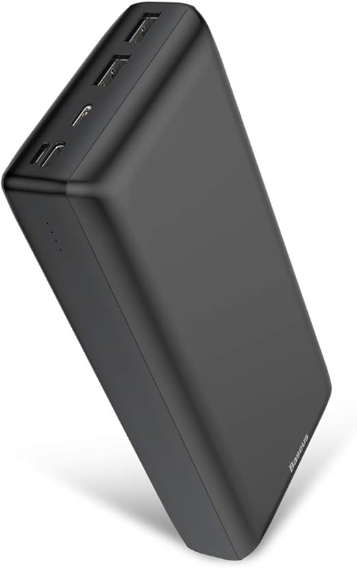 Amazon Com Power Bank mah Baseus Usb C Pd3 0 Fast Charging 3a Portable Charger 3 Output Ports Battery Pack Phone Charger For Iphone Ipad Mac Samsung Galaxy Pixel And Airpods Black