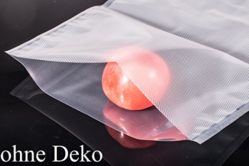 1000 Stück Vakuumbeutel für Lebensmittel goffriert 20 x30 cm Strukturbeutel für alle Vakuumierer 200 x 300 geriffelt – Bild 3
