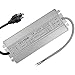 LED Driver Waterproof IP67 Power Supply 150W 12V DC 12.5a Transformer thinner and Durable with US 3-Prong Plug Plate for Outdoor Use