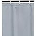 Amazon Basics Linen Style Bathroom Shower Curtain - Dark Grey, 72 Inch