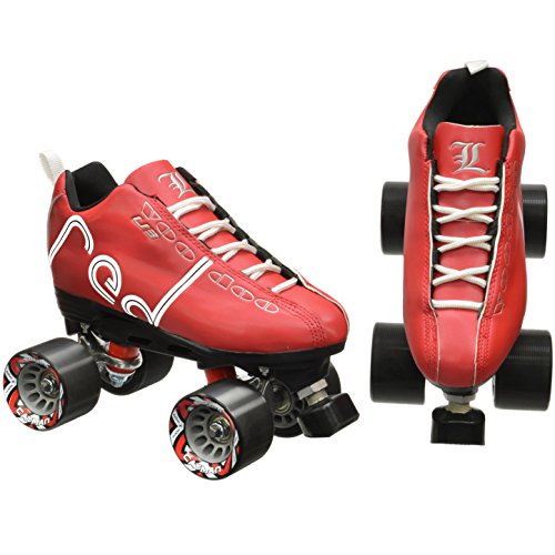 Labeda New Voodoo U3 Quad Roller Speed Skates Customized Red Skate w