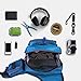 Piscifun Sports Shoulder Bag Fishing Tackle Bag Crossbody Messenger Sling Bags (Blue)