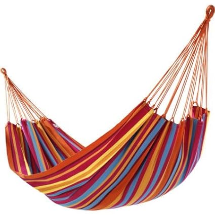New Cotton Hammock Double Wide Rainbow 1 Person 265lbs