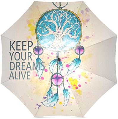 Birthday Gifts Friends Gifts Dream Catcher Dreamcather 100% Fabric And Aluminium High-Quality Foldable Umbrella