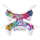 Sakiyr CX-10D Mini RC Drone RC Quadcopter,  CX-10D Pocket Hand Blade Nano Helicopters With Intelligent Fixed Altitude, 3D Flip, One-Key Landing and Take Off, Colorful