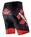 Cycle Shorts for Man Padded Cycling Underwear Bottoms Triathlon Bike Trails Gym Gym Pants Clothing US XL Red
