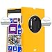 Cadorabo Case Works with Nokia Lumia 1020 in Jelly Yellow (Design Jelly) – Shockproof Scratch Resistant Gel Case Protective Shell Bumper Skin Back Cover