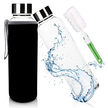 Perfect placed Botella de Agua de Cristal de Borosilicato ...