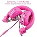 EINSKEY Kids Headphones with Microphone, Stereo Lightweight Foldable Children Headset for iPad iPod iPhone Tablets Laptops Android Smartphones PC Computer