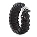 X-Plore Gear Survival Paracord 550 Bracelet Kit With Fire Starter, Eye Knife | Adjustable Closure For Secure Fit | For Hiking, Wilderness, Emergencies, Travel, Camping, Hunting (Black)