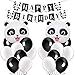Panda Birthday Party Supplies Panda Birthday Banner Balloons for Panda Bear Birthday Decorations