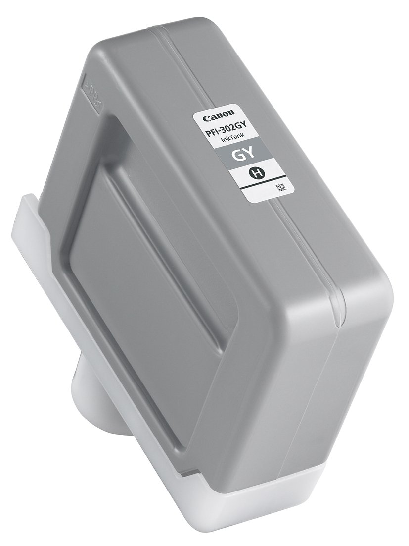 Canon PFI 302 GY - Ink tank - 1 x pigmented grey