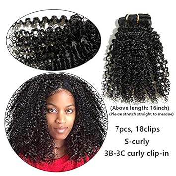 Amazon Com Ms Fenda Brazilian Remy Virgin Hair 3b 3c Kinky Curly