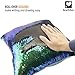 heartybay Reversible Sequins Mermaid Pillow Cases 40 * 40cm Multi Green and Black