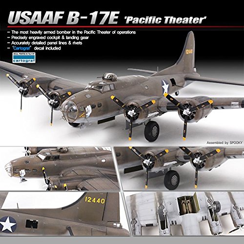 Academy Plastics 12533 1/72 B-17E USAAF Pacific Theater, 12533