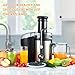 Aicok Juicer Wide Mouth Juice Extractor 1000 Watt Centrifugal Juicer Machine Powerful Whole Fruit and Vegetable Juicer with Juice Jug and Cleaning Brush,2 Speed Setting