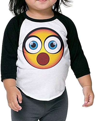 Lisenict Astonished Emoji Child Essential Tee Size4 Toddler