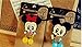 Mickey Minnie 2 pcs Set Toothbrush Holders with Suction Cup for Wall in Bathroom at Home RV Camper Van