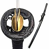 Ace Martial Arts Supply Classic Handmade Samurai Katana Sharp Sword-Musha (Dragon Tsuba)