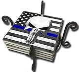 Brotherhood Thin Blue Line American Punisher Flag