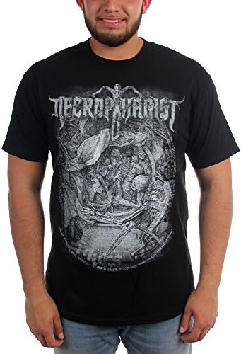 Necrophagist - Mens Mors T-Shirt, Size: Medium, Color: Black