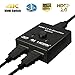 HDMI 2.0 switch, HOCOSY 2 Ports 2x1 or 1x2 HDMI Bi-Directional switcher Support Ultra HD 4K 3D 1080P for DVD, HD TVs, Projectors, PS3, PS4, Computer, Notebook ect