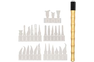 DIYPHONE 28 in 1 CPU NAND Flash Remove Graver Blade Glue Cleaning Knife for Mobile Phone Repair Hand Tool Set Motherboard Soldering Repair Tool